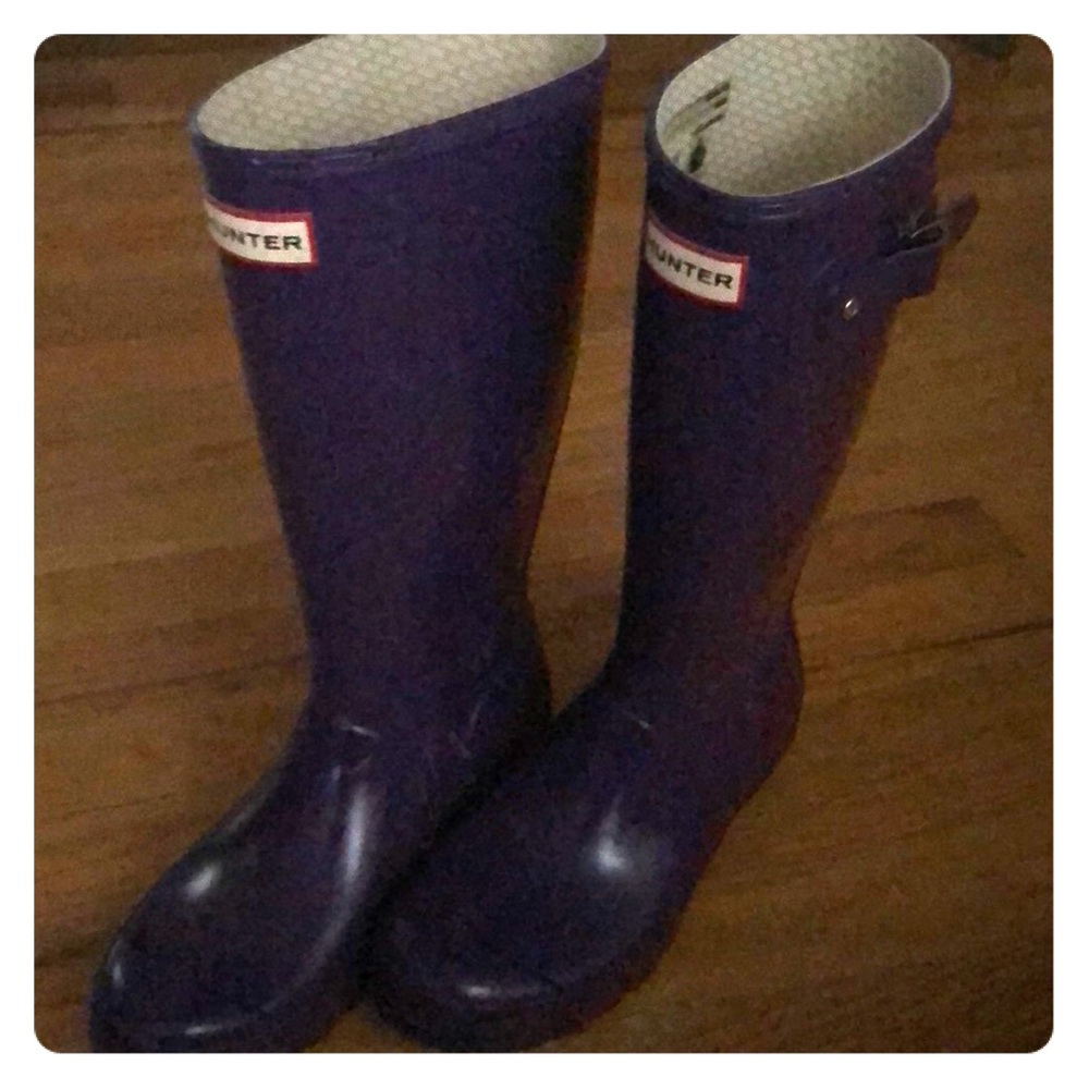 RePOSH! Purple Hunter boots 💜